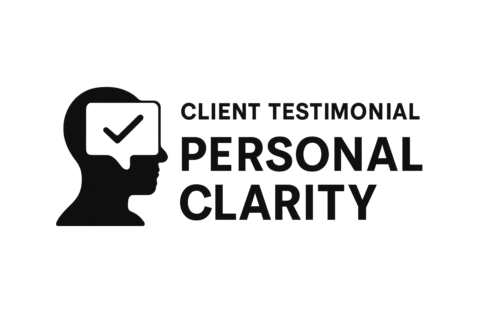 Client testimonial logo for personal clarity